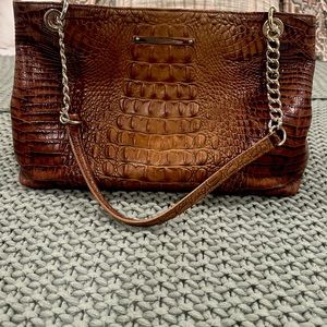Brahmin brown shoulder purse